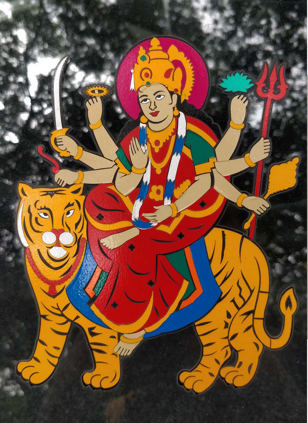 Durga Sticker